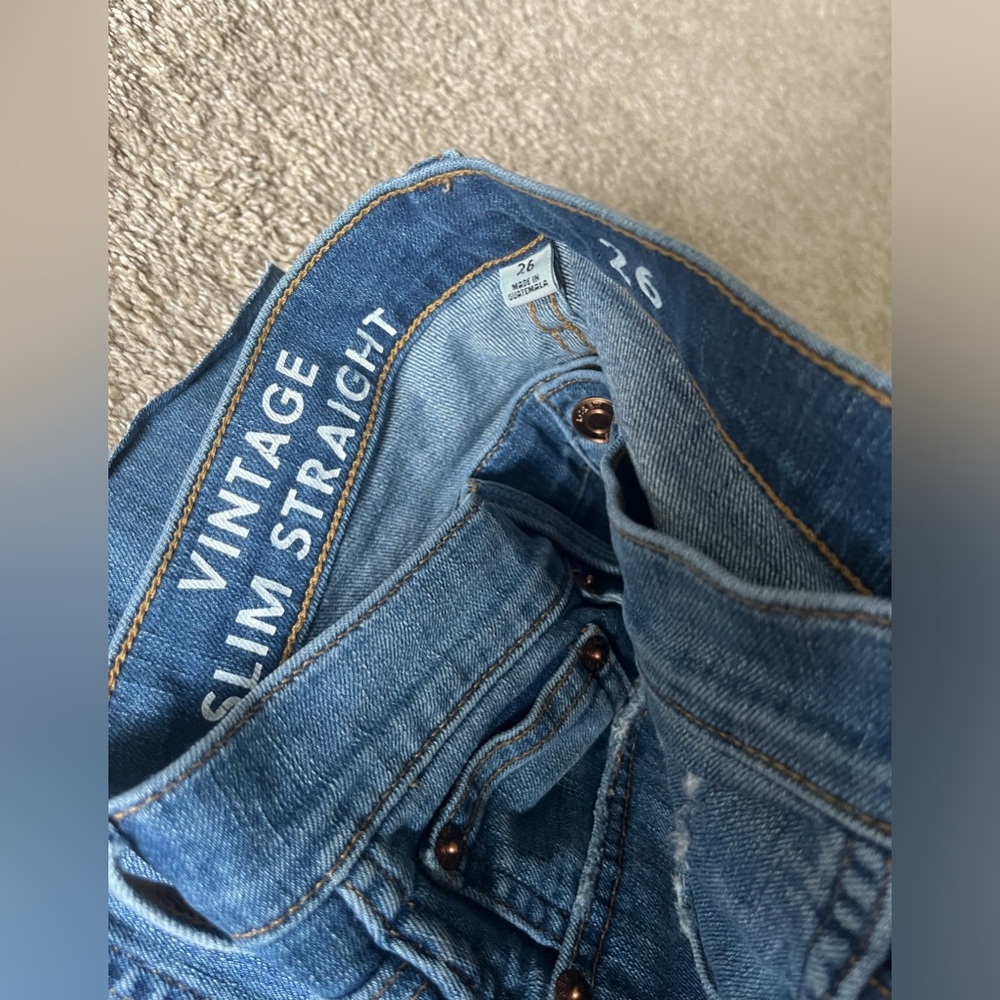 Vintage straight slim Jcrew jeans size 26